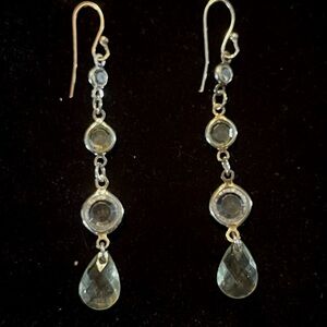 3/$15 Classic Drop Crystal Earrings